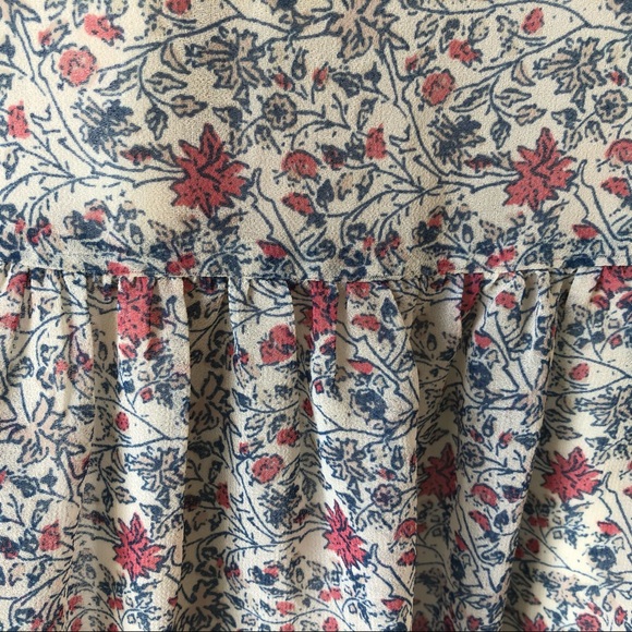 HP🎉MADEWELL Sharon Floral Tie Back Mini Dress - Picture 9 of 14